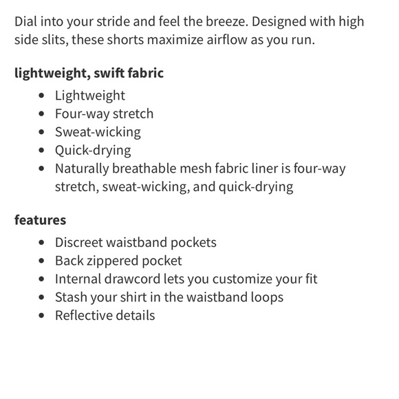 *SOLD* Lululemon Fast and Free High-Rise Short 2" *Airflow - Picture 15 of 15